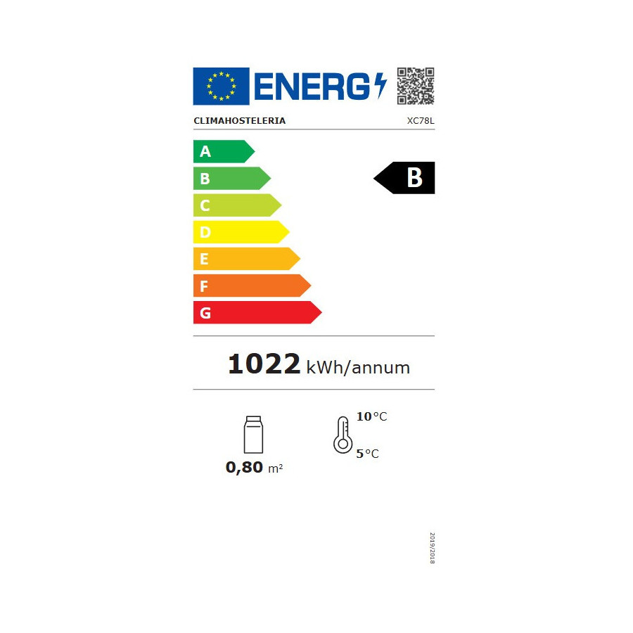 Expositor refrigerado XC78L-B | ClimaHostelería