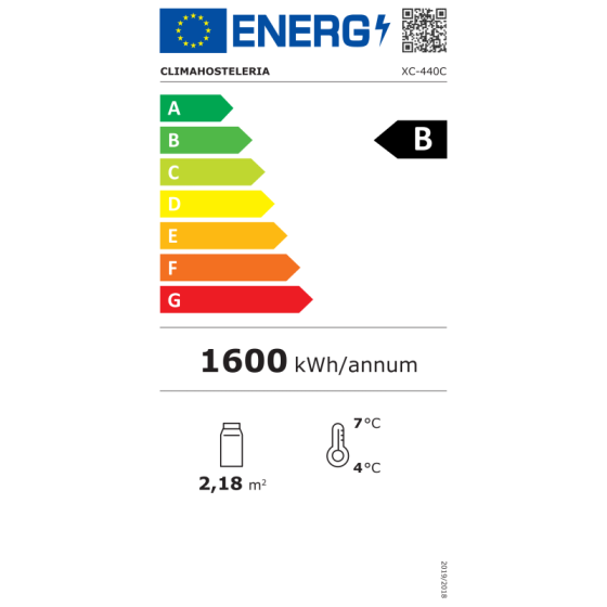 Expositor refrigerado XC-440C | ClimaHostelería