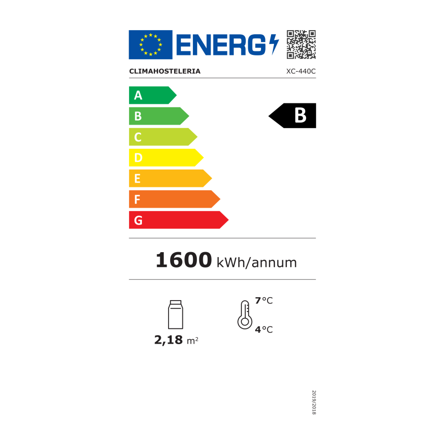 Expositor refrigerado XC-440C | ClimaHostelería