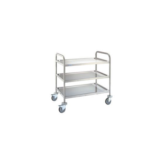 Carro de Servicio Edenox 3 Estantes | CE / CER | Inox AISI-304