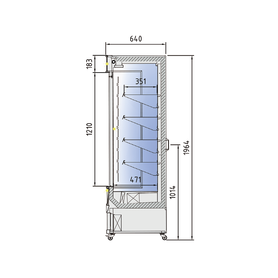 Mural refrigerado MRP-60 | ClimaHostelería