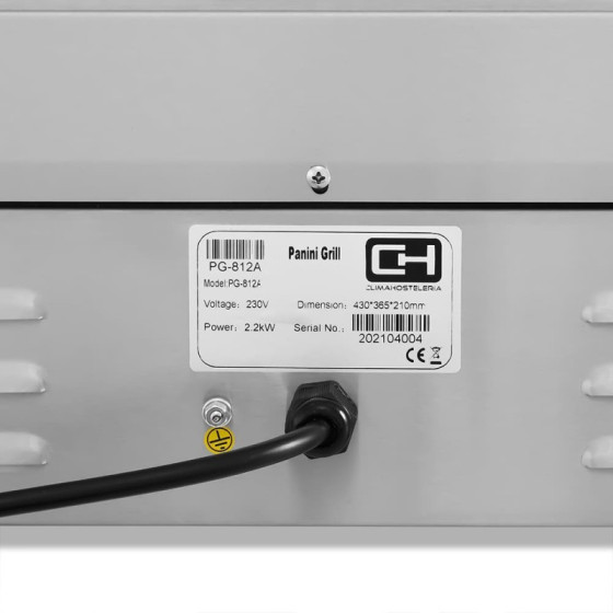 Grill eléctrico PG-812 | ClimaHostelería