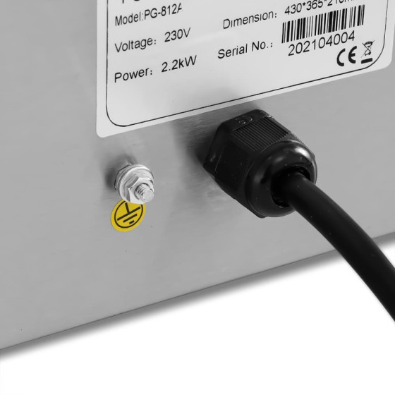 Grill eléctrico PG-812 | ClimaHostelería