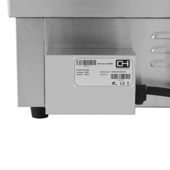 Plancha eléctrica EG-820 | ClimaHostelería