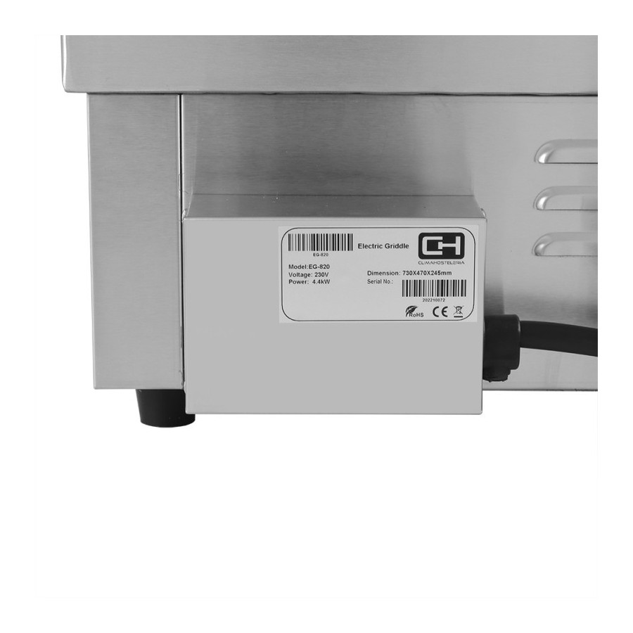 Plancha eléctrica EG-820 | ClimaHostelería