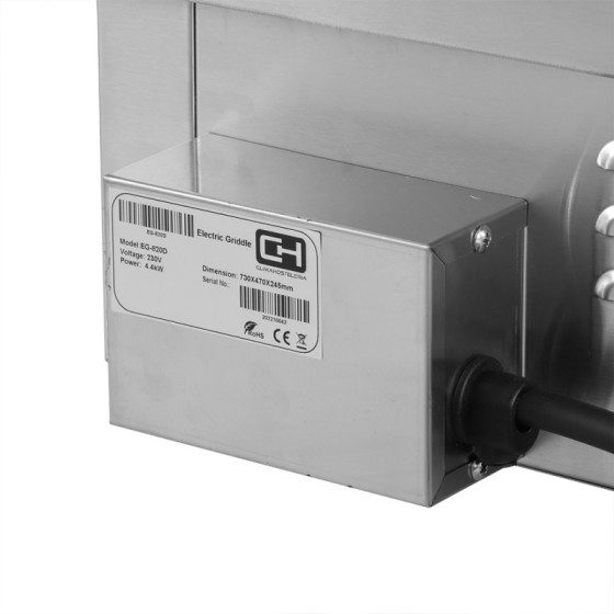 Plancha eléctrica EG-820D | ClimaHostelería