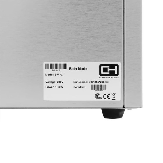 Baño María BM-1/3 | ClimaHostelería