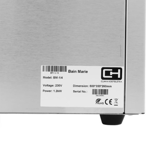 Baño María BM-1/4 | ClimaHostelería