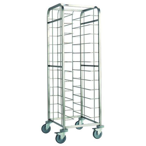 Carro para Bandejas de Autoservicio Edenox CBC | Inox AISI-304 | 12 y 24 Niveles
