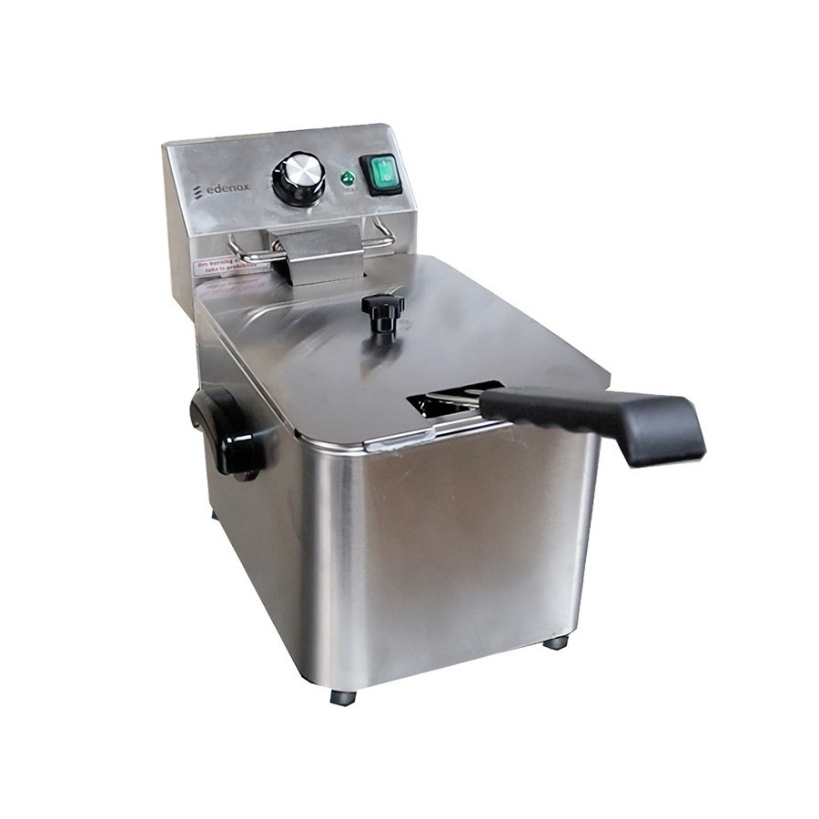 Freidora Eléctrica de Sobremesa Edenox TF | 4L, 8L y 10L | Inox