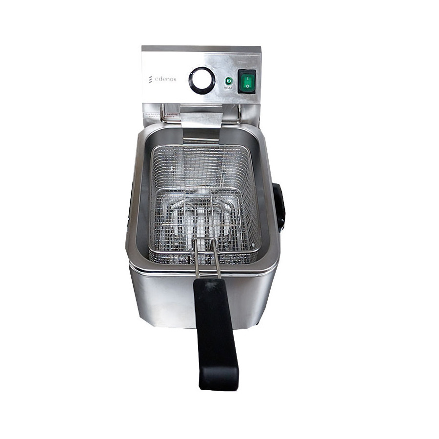 Freidora Eléctrica de Sobremesa Edenox TF | 4L, 8L y 10L | Inox