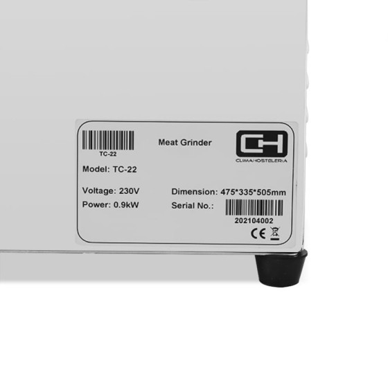 Picadora de carne TC-22 | ClimaHostelería