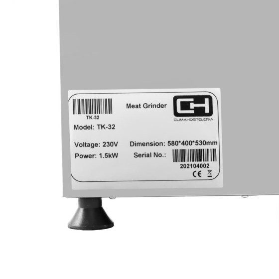 Picadora de carne TK-32 1500 W | ClimaHostelería