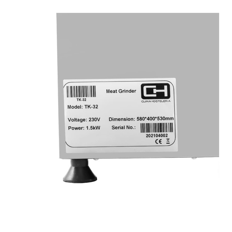 Picadora de carne TK-32 1500 W | ClimaHostelería