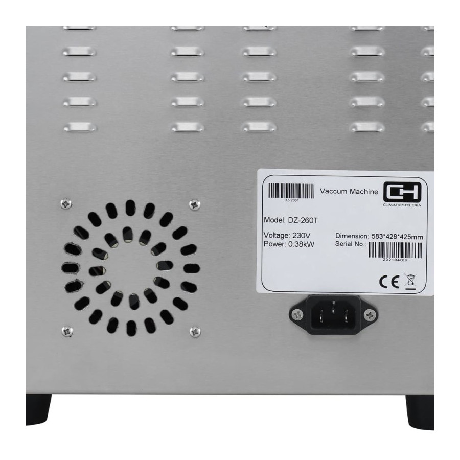 Envasadora al vacío DZ-260T | ClimaHostelería