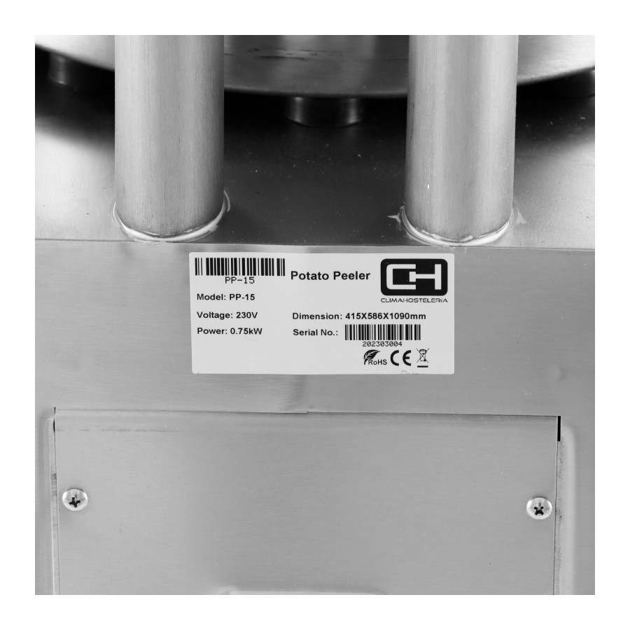 Peladora de patatas PEKIN PP-15 | ClimaHostelería