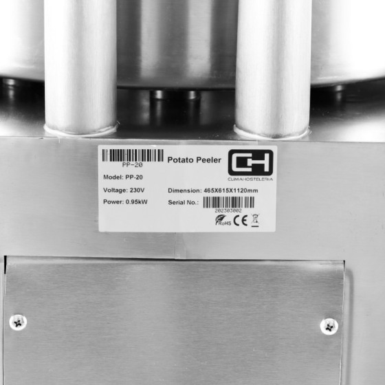 Peladora de patatas PP-20 | ClimaHostelería