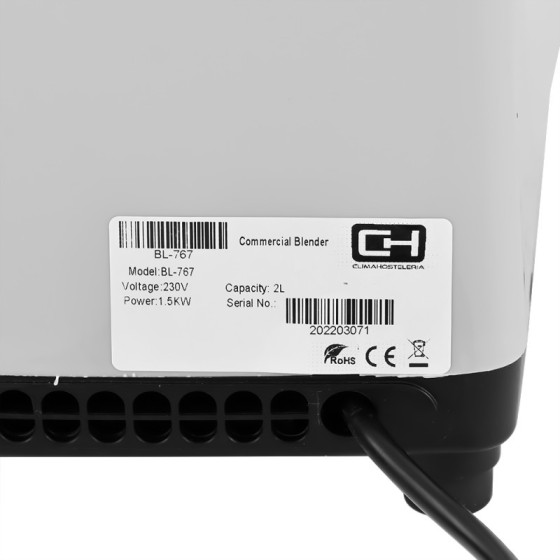 Licuadora trituradora BL-767 | ClimaHostelería