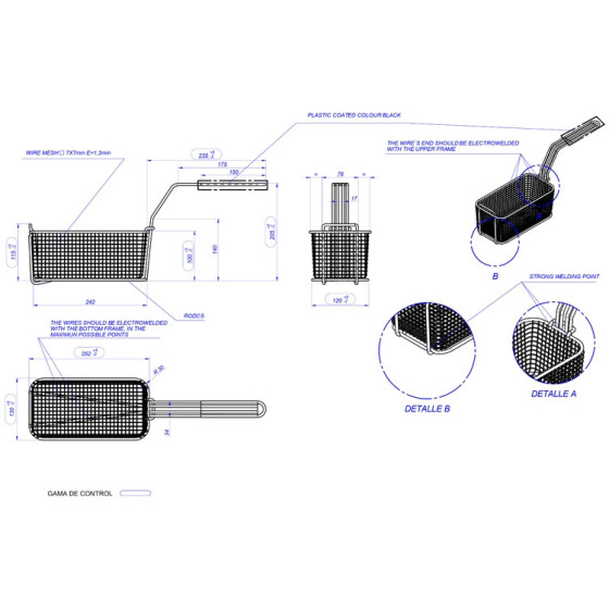 Freidora Profesional Edenox TF | Inox AISI-304 | 4L, 6L y 8L