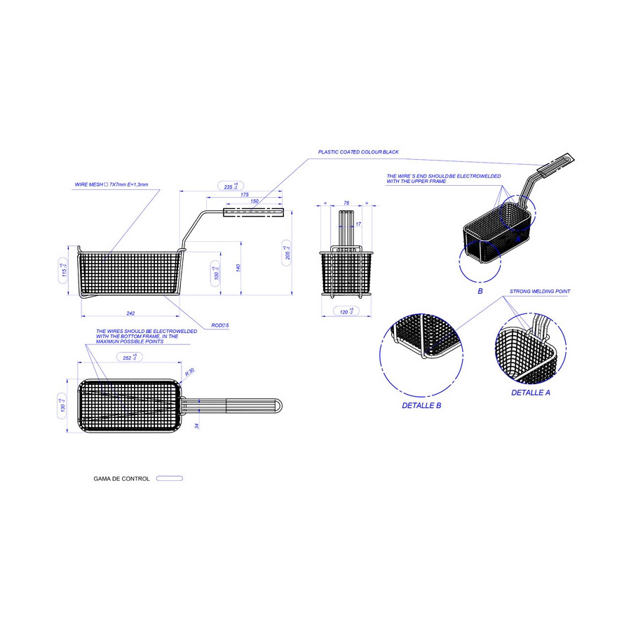 Freidora Profesional Edenox TF | Inox AISI-304 | 4L, 6L y 8L