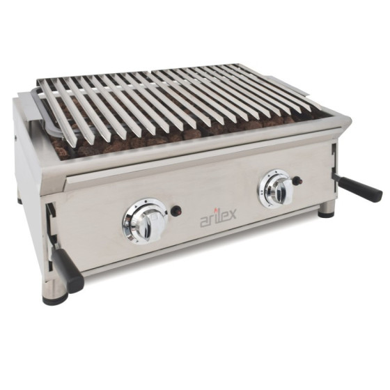 Arilex 70BAR Barbacoa a gas con piedra volcánica