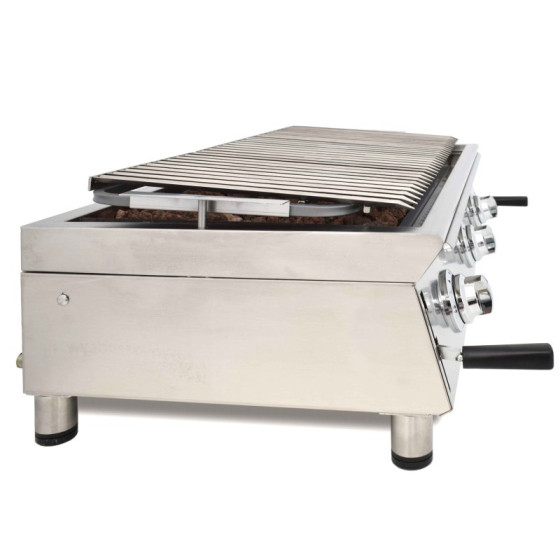 Barbacoa a gas Arilex 100BAR con piedra volcánica