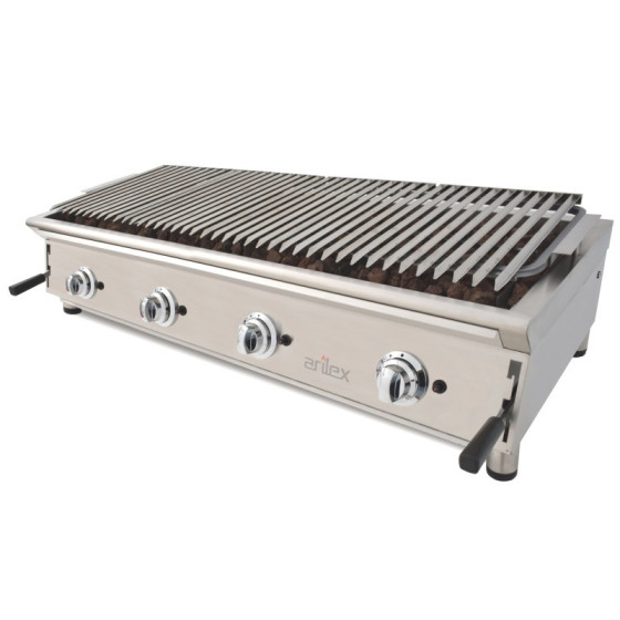 Barbacoa a gas Arilex 130BAR con piedra volcánica