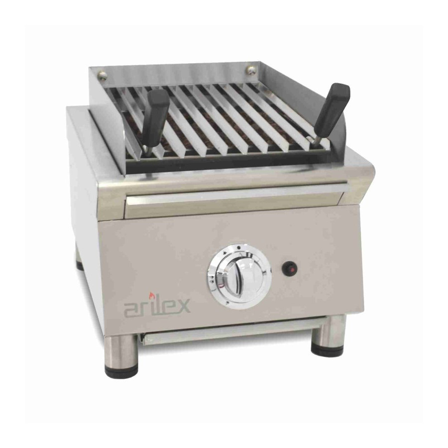 Arilex 40VASN Parrilla vasca a gas con piedra volcánica