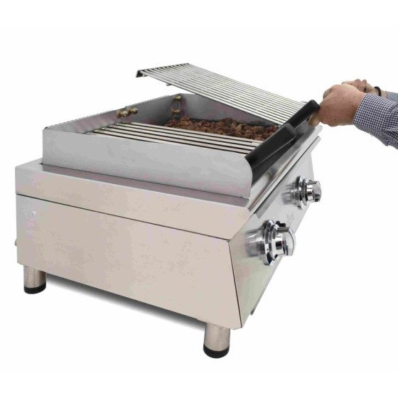 Arilex 70VASN | Parrilla vasca a gas 70 cm