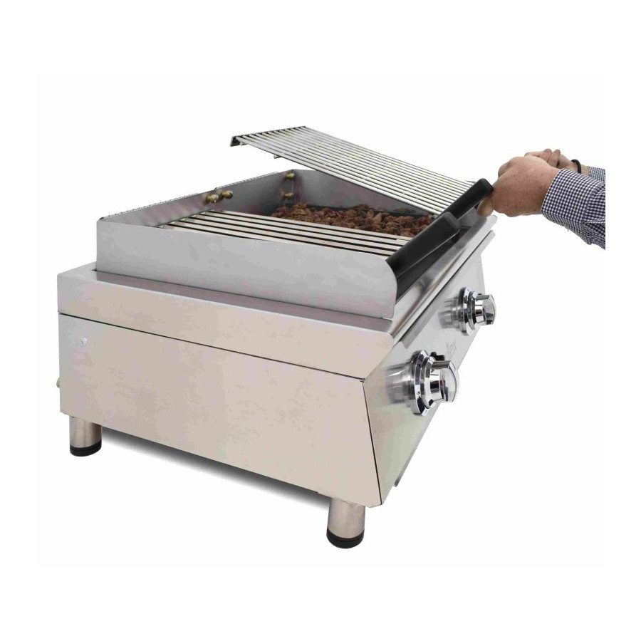Arilex 70VASN | Parrilla vasca a gas 70 cm