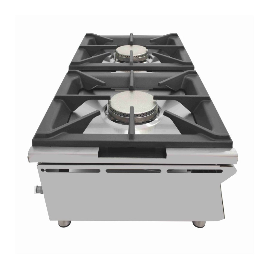 Arilex 80CGN Cocina a gas sobremostrador de 2 fuegos