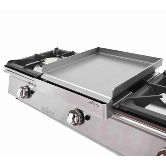 Arilex 120CGN Cocina a gas sobremostrador 3 fuegos