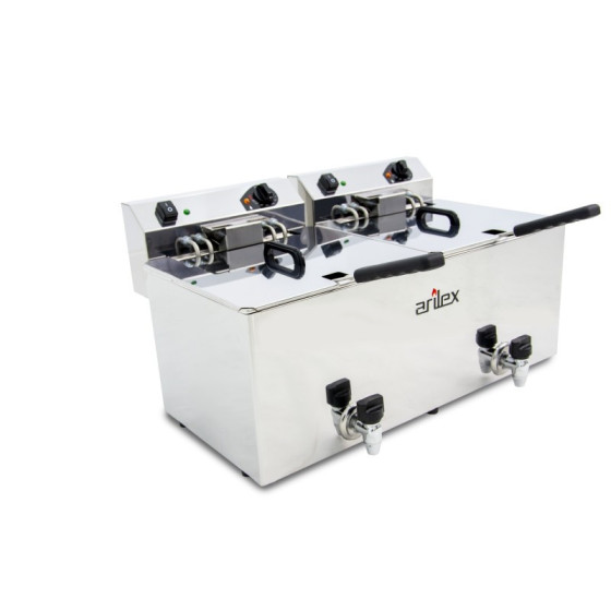 Arilex EVO1212GTR Freidora eléctrica con grifo