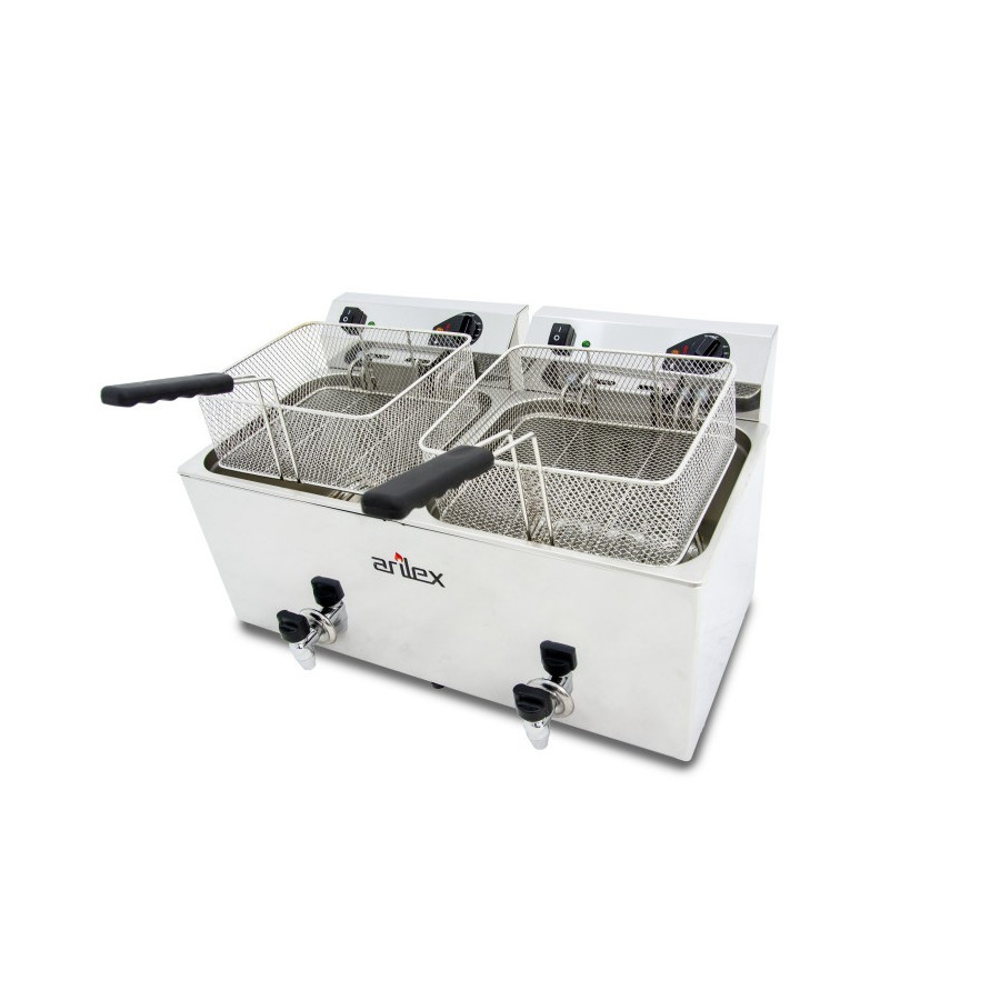 Arilex EVO1212GTR Freidora eléctrica con grifo