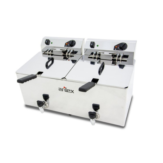 Arilex EVO1212GTR Freidora eléctrica con grifo
