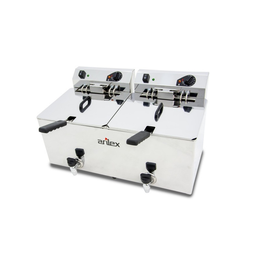 Arilex EVO1212GTR Freidora eléctrica con grifo