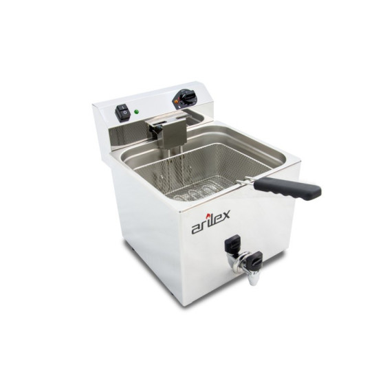 Freidora eléctrica Arilex EVO12G 12 L con grifo