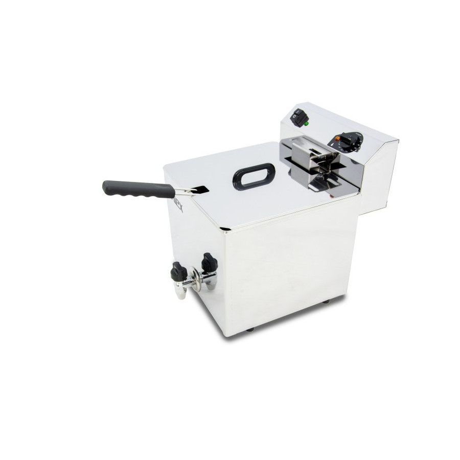 Freidora eléctrica Arilex EVO12G 12 L con grifo