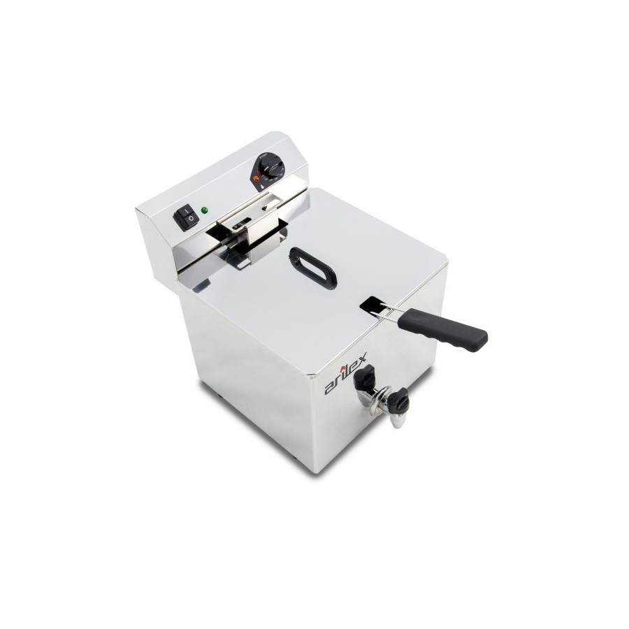 Freidora eléctrica Arilex EVO12G 12 L con grifo
