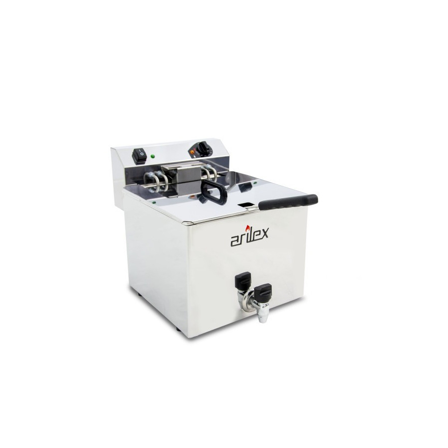 Freidora eléctrica Arilex EVO12GTR | 12 L con grifo