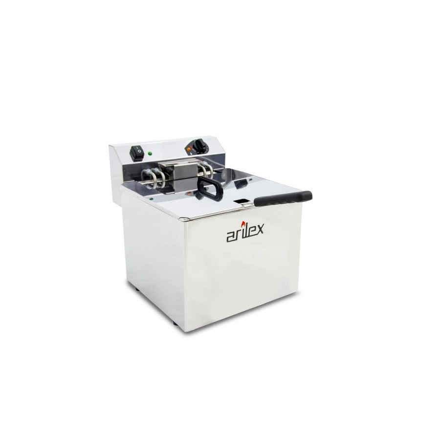 Freidora eléctrica Arilex EVO12TR 12 L sin grifo