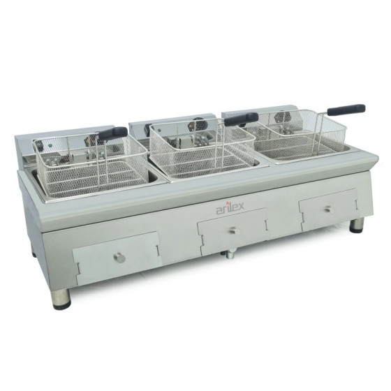 Freidora eléctrica Arilex 100FRE121212GTR