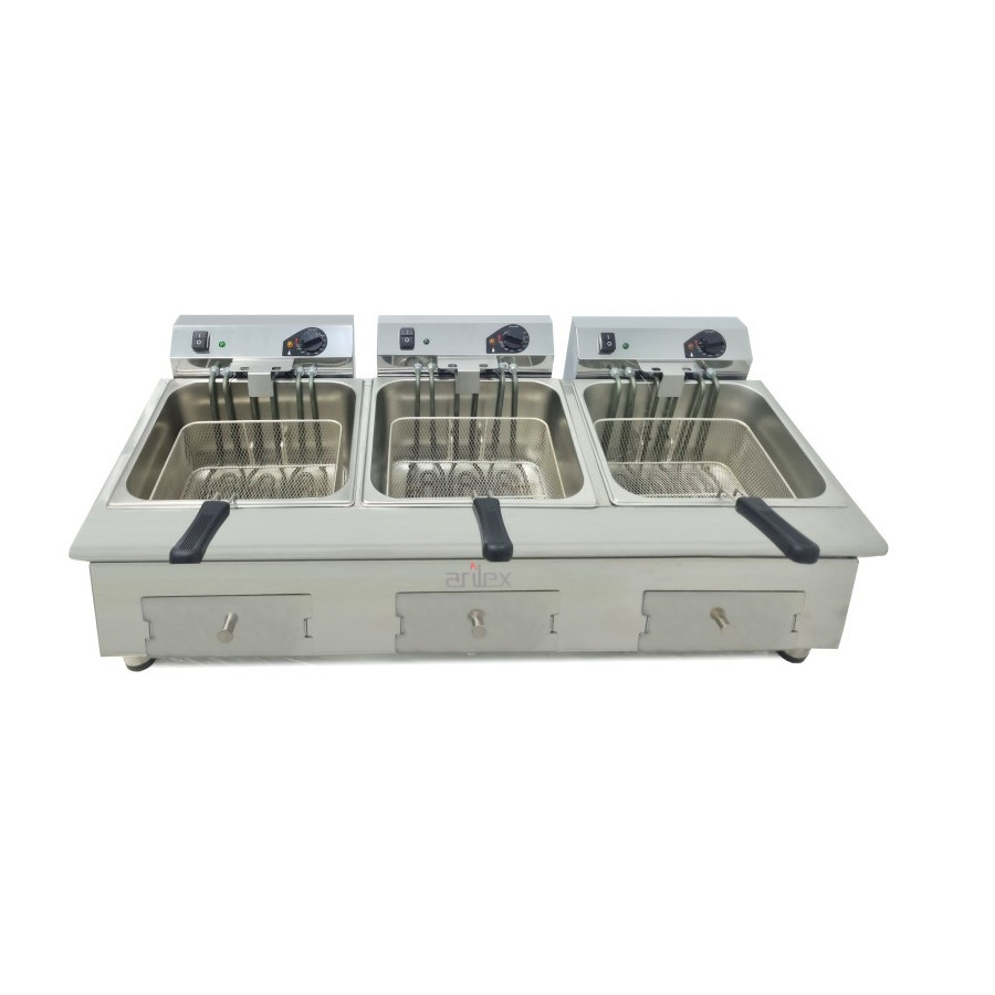 Freidora eléctrica Arilex 100FRE121212GTR