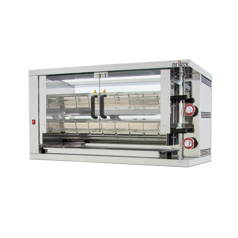 Arilex 2ASG | Asador vertical a gas de 2 espadas