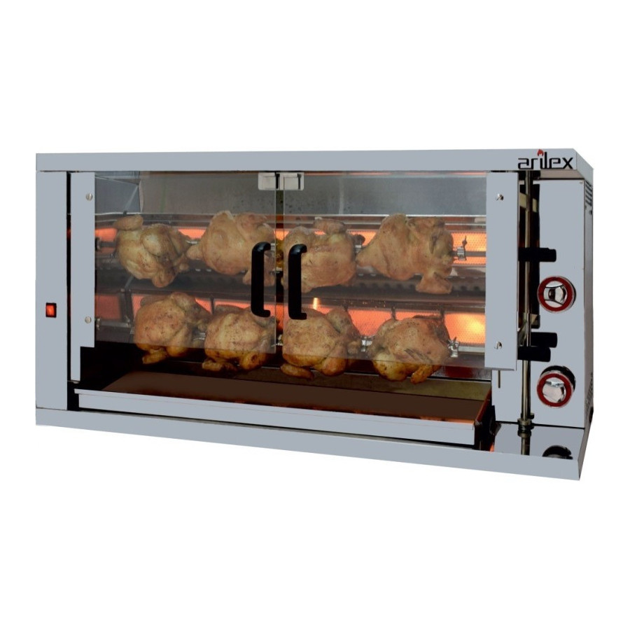 Arilex 2ASG | Asador vertical a gas de 2 espadas