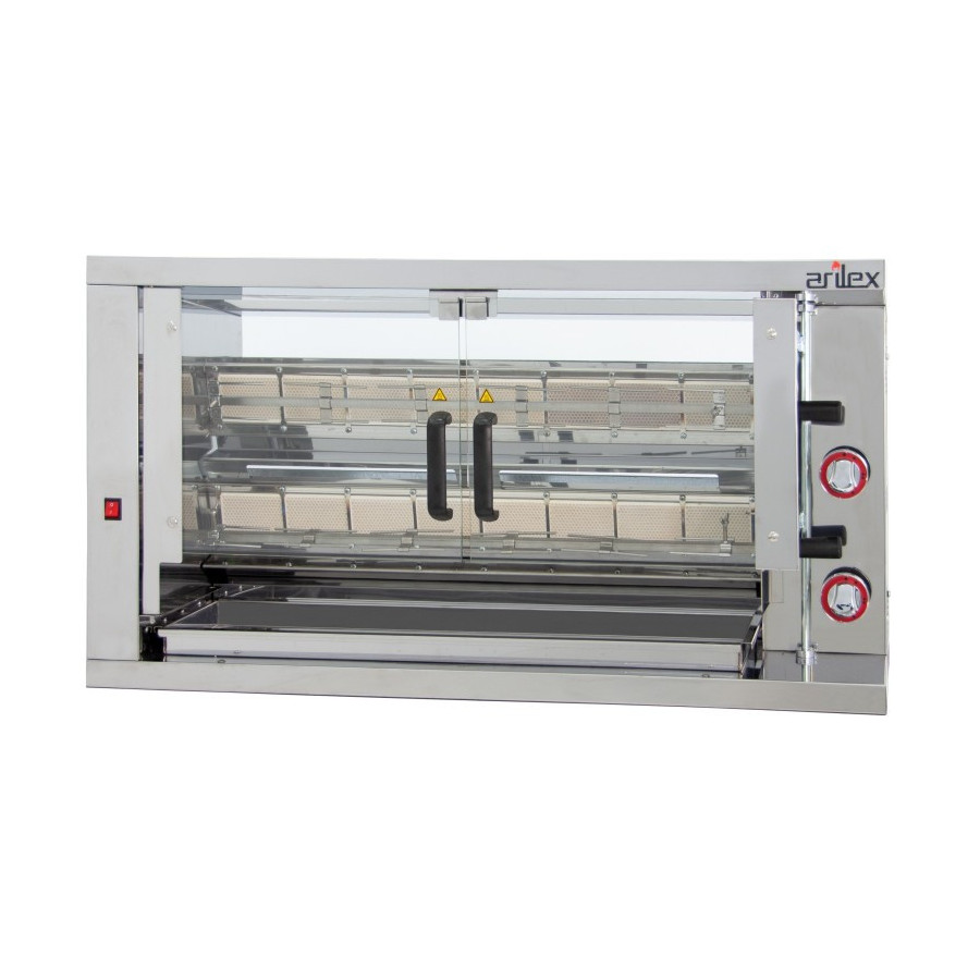 Arilex 2ASG | Asador vertical a gas de 2 espadas