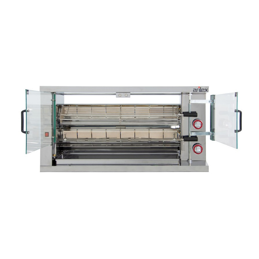 Arilex 2ASG | Asador vertical a gas de 2 espadas