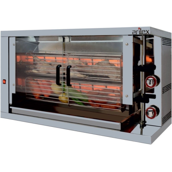 Arilex 2ASG | Asador vertical a gas de 2 espadas