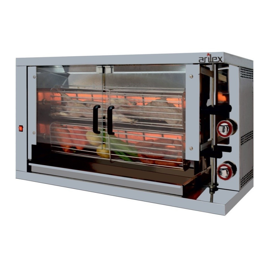 Arilex 2ASG | Asador vertical a gas de 2 espadas