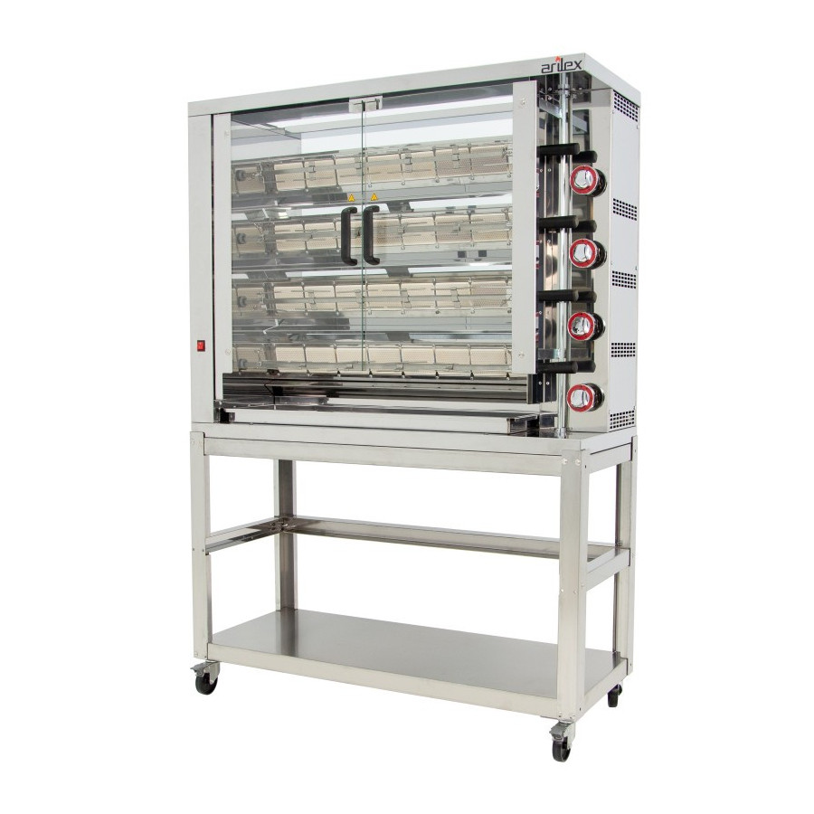 Arilex Asador vertical a gas 4ASG de 4 espadas